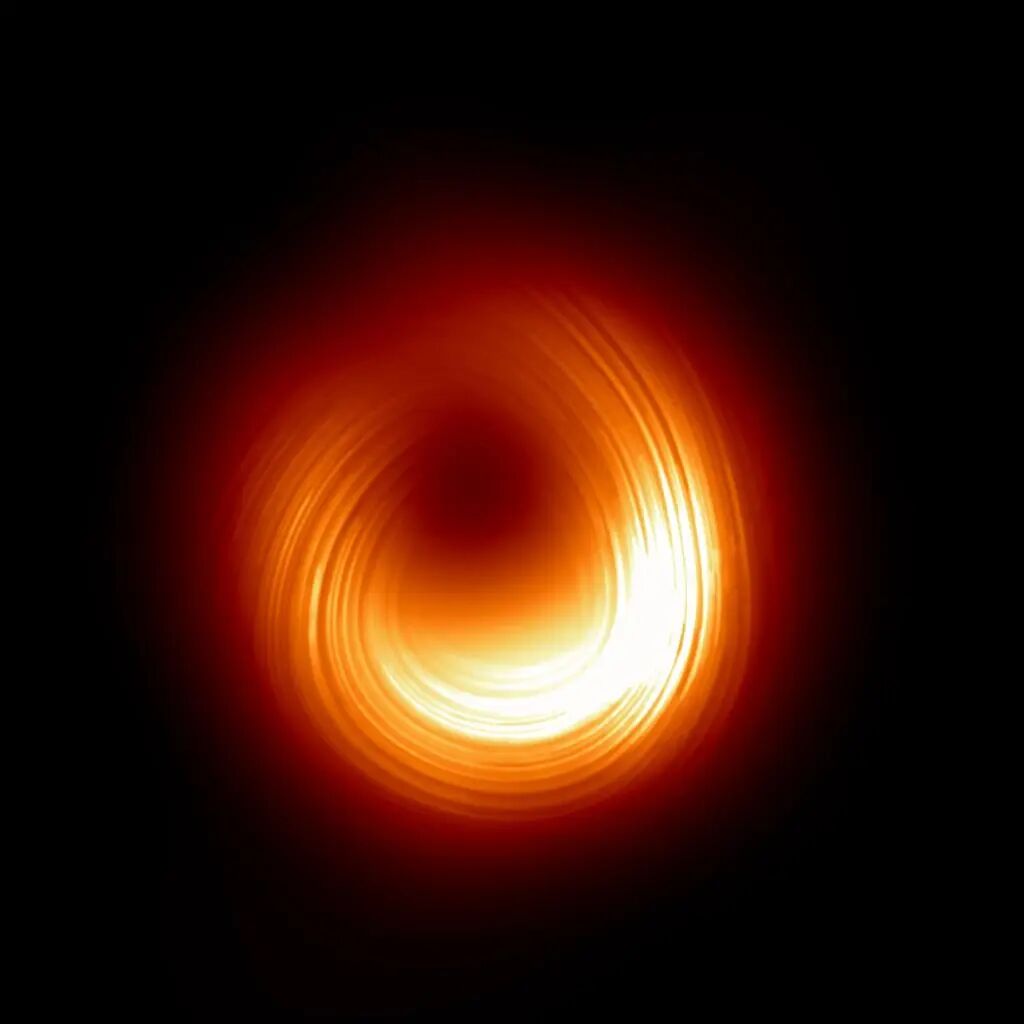 M87黑洞最新“身份照”。（事件视界望远镜合作组织供图）